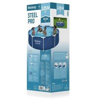BESTWAY Steel Pro Frame Pool sa metalnim ramom 305×76 cm set sa pumpom