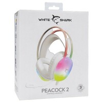 WHITE SHARK GH 2444 PEACOCK 2 White, Headset