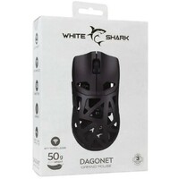 WHITE SHARK WGM 5019 DAGONET, BT/Wireless Mouse Black