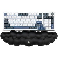 WHITE SHARK KP 011 CUMULUS Black, Keyboard Wrist Rest