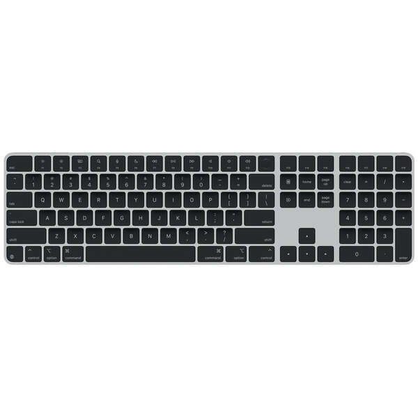 APPLE Magic Keyboard (2024) w Touch ID and Numeric Keypad - CRO - Black Keys mxk83cr/a