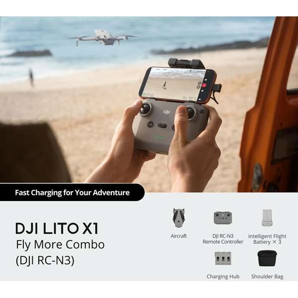 DJI Lito X1 Fly More Combo (DJI RC-N3) CP.MA.00000974.01