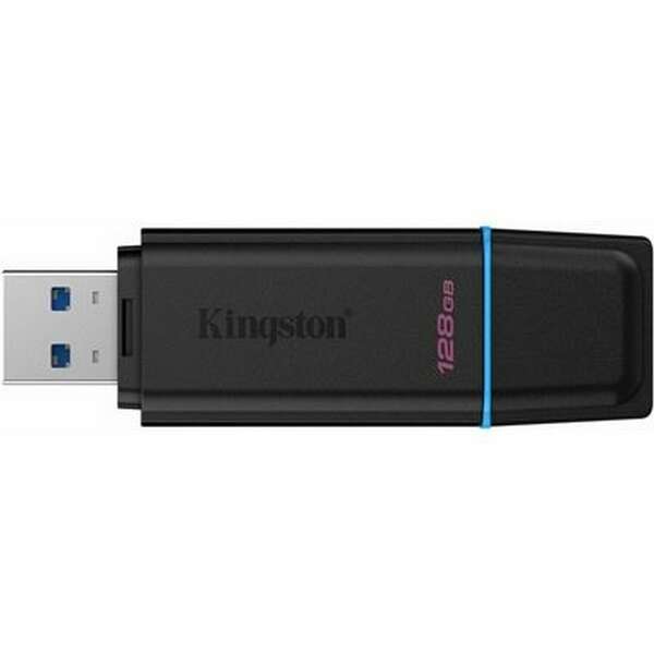 KINGSTON 128GB Portable USB 3.2 Gen 1 DataTraveler Exodia Black/Blue