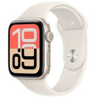 APPLE Watch SE 3 Cellular 44mm Starlight Aluminium Case with Starlight Sport Band - S / M mepe4rk / a