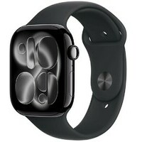APPLE Watch S11 Cellular 42mm Jet Black Aluminium Case with Black Sport Band - M / L mf854rk / a