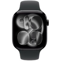 APPLE Watch S11 Cellular 42mm Jet Black Aluminium Case with Black Sport Band - M/L mf854rk/a