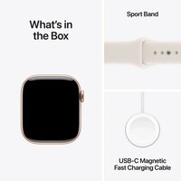 APPLE Watch S11 Cellular 42mm Rose Gold Aluminium Case with Light Blush Sport Band - M/L mf8f4rk/a