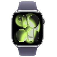 APPLE Watch S11 Cellular 42mm Silver Aluminium Case with Purple Fog Sport Band - M/L mf8j4rk/a