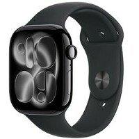 APPLE Watch S11 Cellular 46mm Jet Black Aluminium Case with Black Sport Band - M/L mfc44rk/a