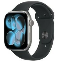 APPLE Watch S11 Cellular 46mm Space Grey Aluminium Case with Black Sport Band - S/M mfc94rk/a
