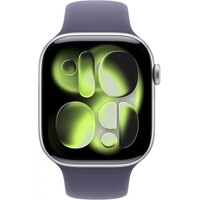 APPLE Watch S11 Cellular 46mm Silver Aluminium Case with Purple Fog Sport Band - M/L mfcr4rk/a