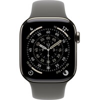 APPLE Watch S11 Cellular 42mm Natural Titanium Case with Stone Grey Sport Band - S/M mf8m4rk/a