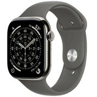 APPLE Watch S11 Cellular 42mm Natural Titanium Case with Stone Grey Sport Band - M/L mf8n4rk/a