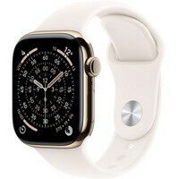 APPLE Watch S11 Cellular 42mm Gold Titanium Case with Light Blush Sport Band - S / M mf8w4rk / a