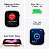 APPLE Watch S11 Cellular 42mm Gold Titanium Case with Light Blush Sport Band - M/L mf8x4rk/a