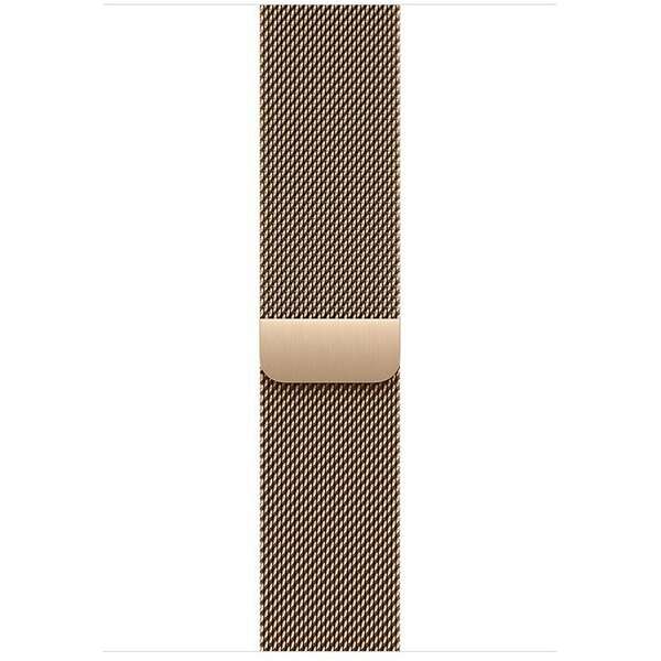 APPLE Watch S11 Cellular 42mm Gold Titanium Case with Gold Milanese Loop mf8y4rk/a