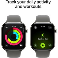 APPLE Watch S11 Cellular 46mm Natural Titanium Case with Stone Grey Sport Band - S/M mfcw4rk/a