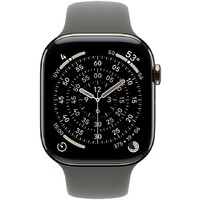 APPLE Watch S11 Cellular 46mm Natural Titanium Case with Stone Grey Sport Band - M/L mfcx4rk/a
