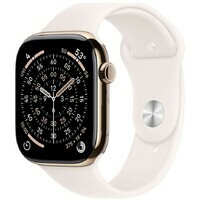 APPLE Watch S11 Cellular 46mm Gold Titanium Case with Light Blush Sport Band - S / M mfd54rk / a