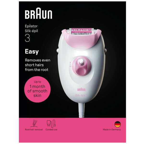 BRAUN SE3-000 PNK BOX MN