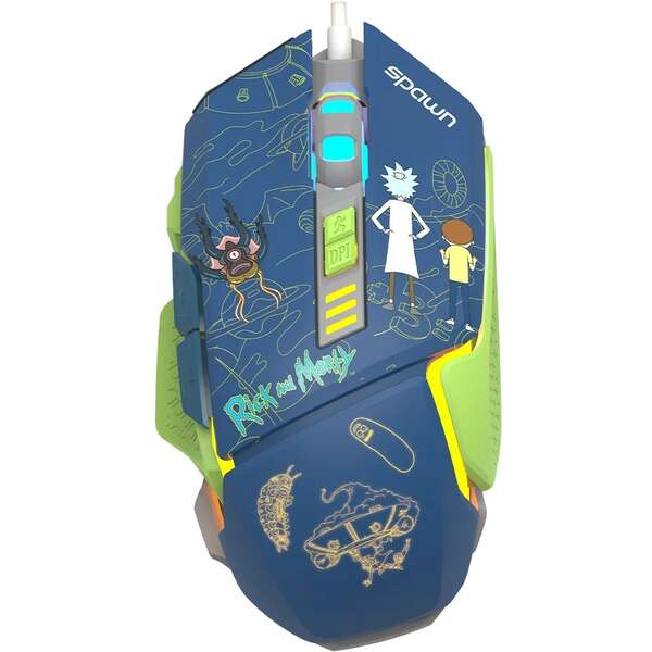 SPAWN Rick and Morty Gaming Mouse 