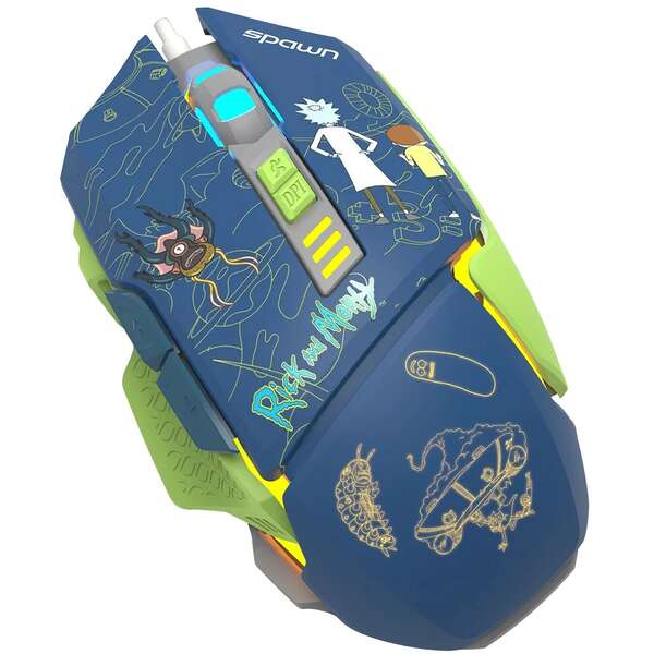 SPAWN Rick and Morty Gaming Mouse 