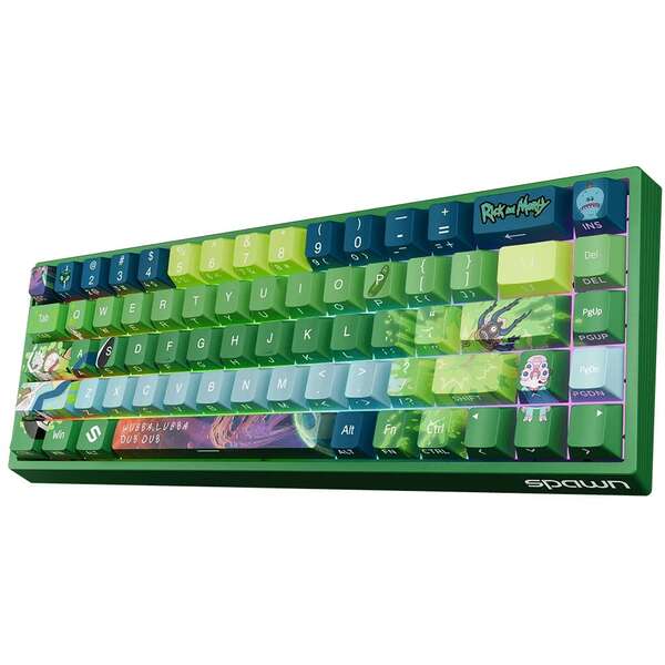 SPAWN Rick and Morty Keyboard 
