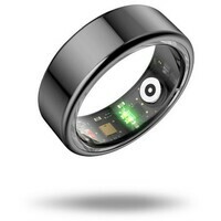 KSIX Smart Ring Size 07 Black BSR01N07
