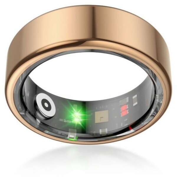 KSIX Smart Ring Size 08 Gold BSR01D08
