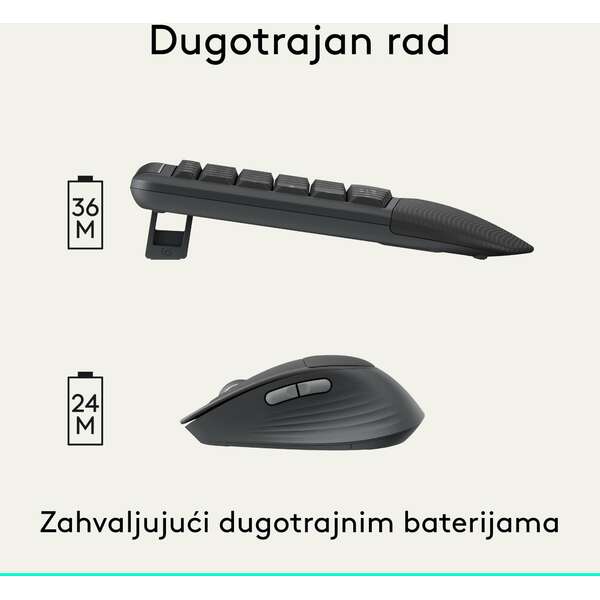 LOGITECH Signature Comfort Plus MK880 YU GRAPHITE