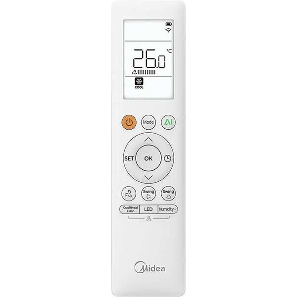 MIDEA EZ-09RD6-I   WHITE Solstice