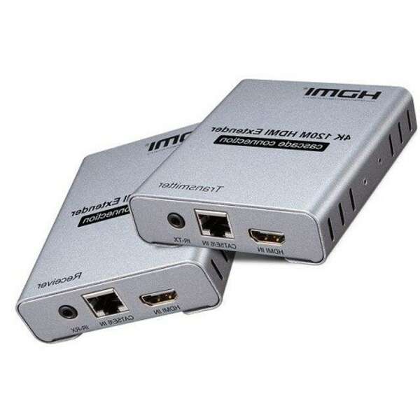 KETTZ HDEX-120 HDMI Extender 4K 120m set (2 adaptera) Cat5e/Cat6