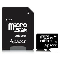 APACER microSDHC U3 95/45 10 16GB+adap.