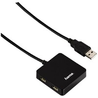 HAMA USB HUB 2.0 1:4 CRNI 21318