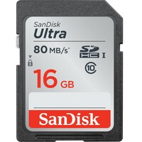 SanDisk SDHC 16GB Ultra Mic 80MB Class 10 Adp