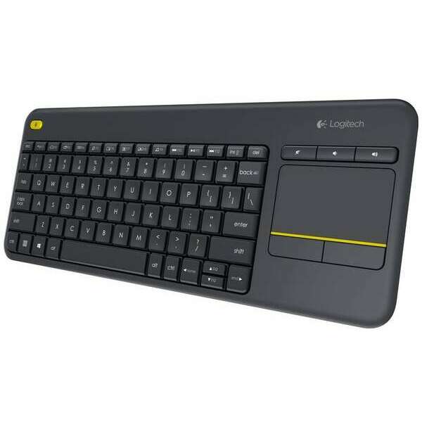 LOGITECH K400 PLUS Wireless Touchpad Black US 920-007145