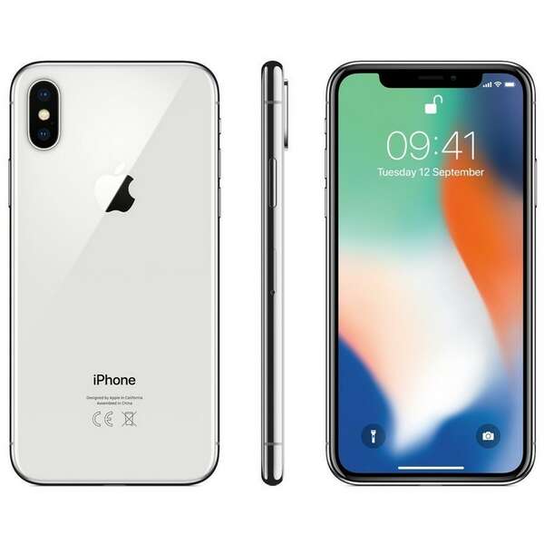 APPLE iPhone X 64GB mqad2se/a Silver