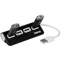 HAMA USB 2.0 HUB 1:4 crni