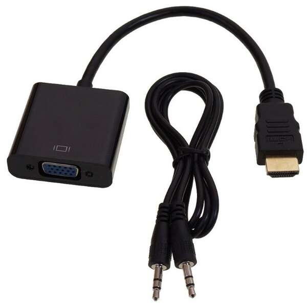 LINKOM-Konvertor HDMI na VGA (m/z) + audio