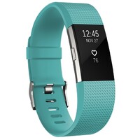 Fitbit FB407STEL-EU Charge 2 Teal Silver Large