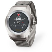 MYKRONOZ ZETIME ELITE PETITE  BRUSHED SILVER MILANESE