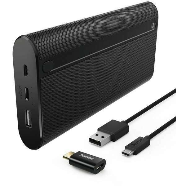 HAMA X20  20000 mAh crni + Tip C adapter
