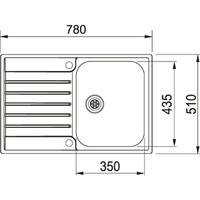 FRANKE AGX 211-78 INOX 127.0476.541