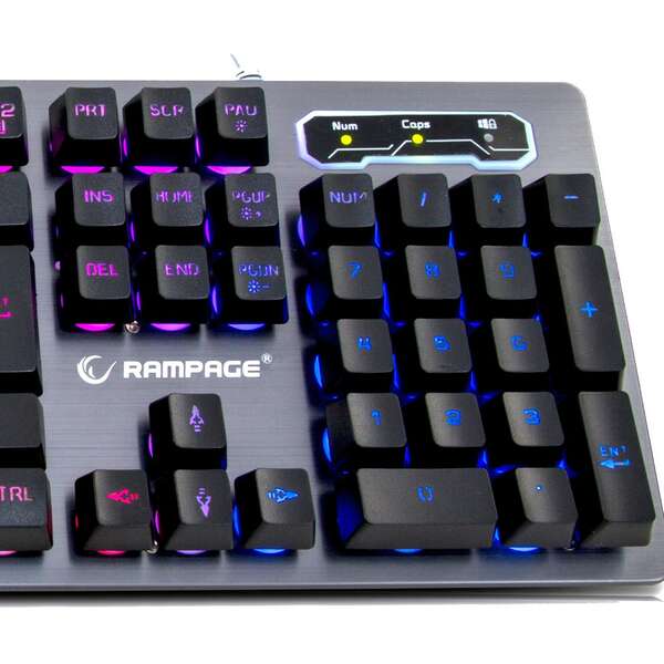 RAMPAGE KB-R78 GRAY/BLACK