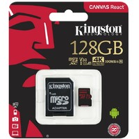 KINGSTON SDCR/128GB UHS U3 + ADAPTER