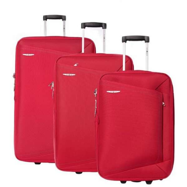 ENOVA LEON Set kofera 55/66/76cm crvena