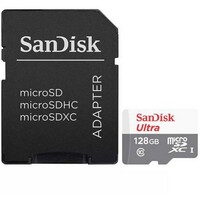 SANDISK SDXC 128GB 80MB/s Class 10 +Adap.