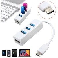 LINKOM HUB USB-C 3.1 na USB 3.0x4 porta