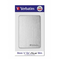 Verbatim Alu Slim HDD 1TB Silv 53663