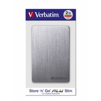 Verbatim Alu Slim HDD 2TB Grey 53665